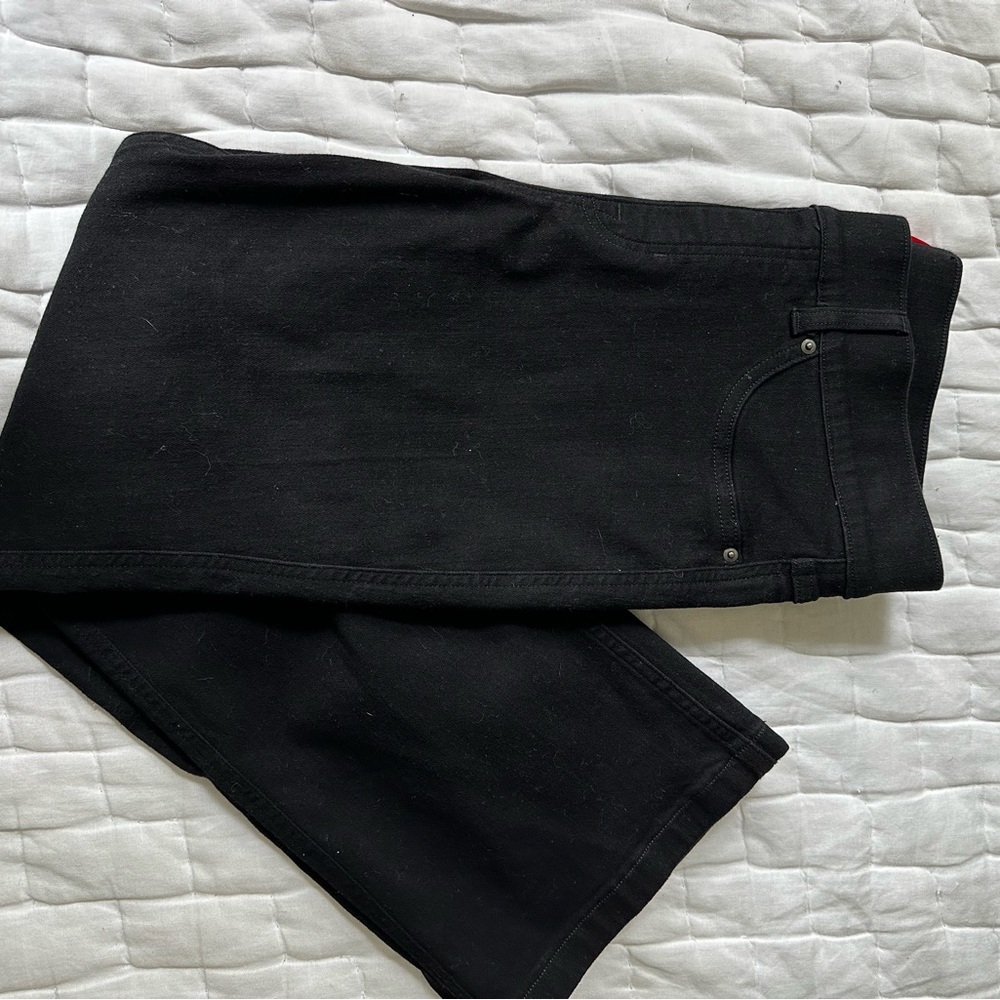 SPANX Black Straight Jeans